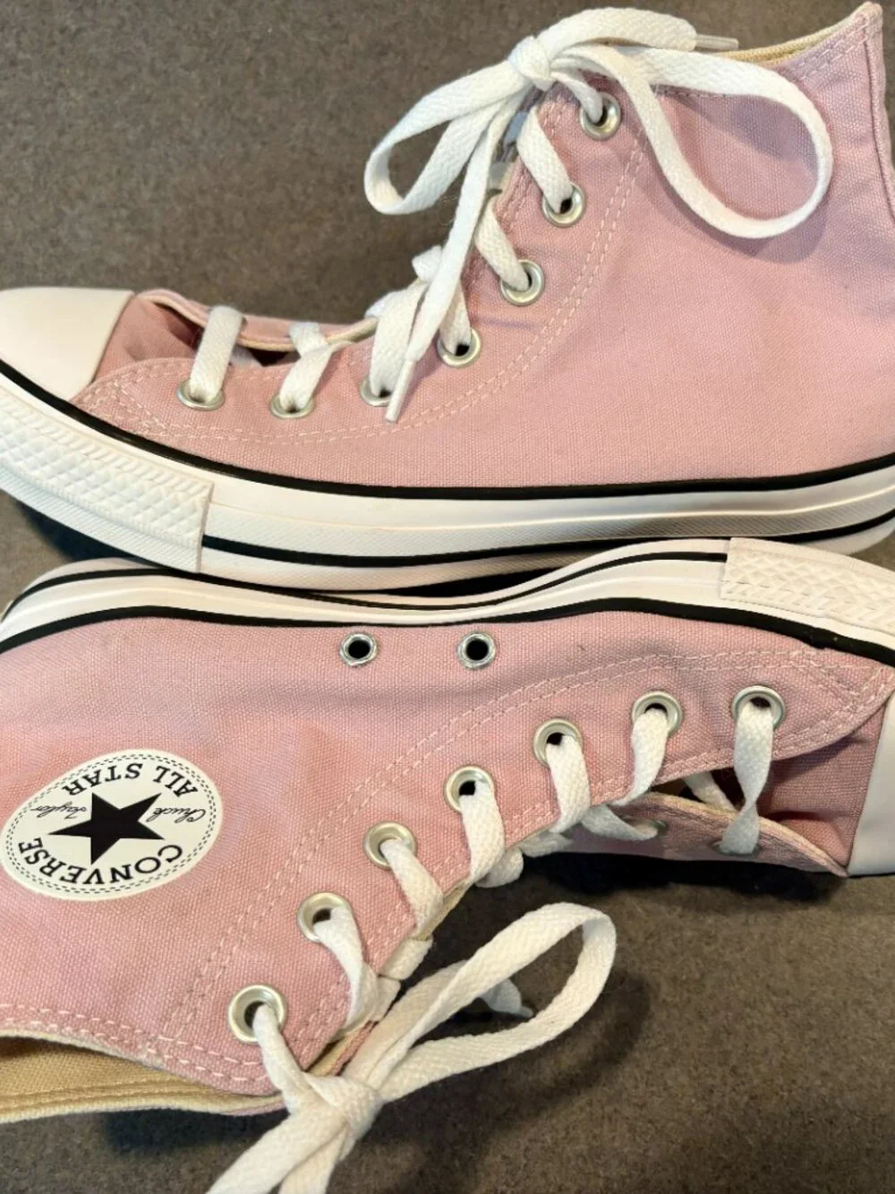 ~~Converse Chuck Taylor All Star Hi Pink Womens 8 Mens 6..VGUC!!!